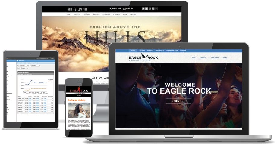 NetMinistry Web presence Platform for Church Websites and Ministry Websites